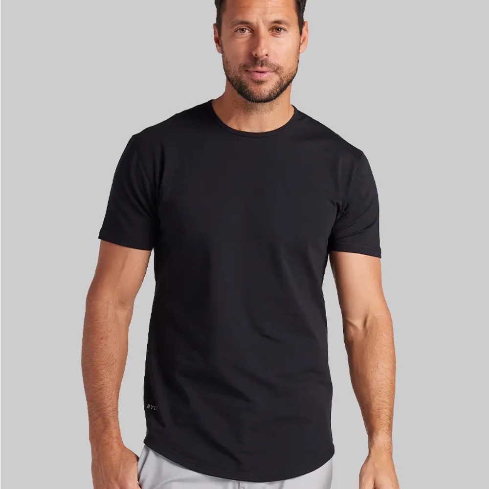 Drop-Cut: LUX Men’s Black T-Shirt